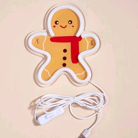 Neon Gingerbread Man - Picture 2 of 3
